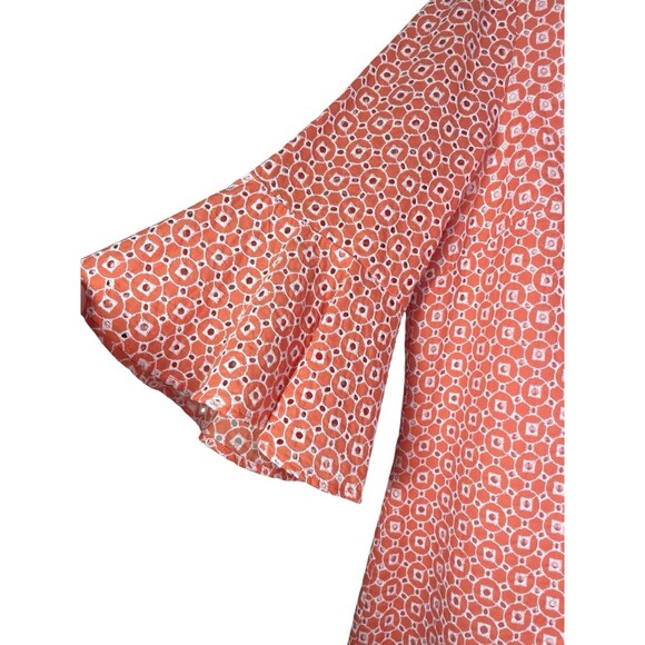 Jude Connally Kerry  Dress Bamboo Lattice Apricot Jude Cloth V‎ Nk XL. $218 - Picture 7 of 13